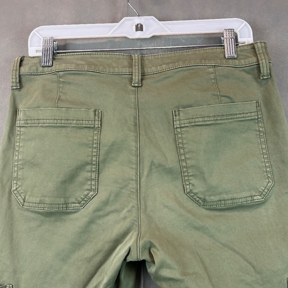 Banana Republic Women's Size 8P Green Sloan Fit Skinny Ankle Pants Cargo Pockets - Picture 7 of 12
